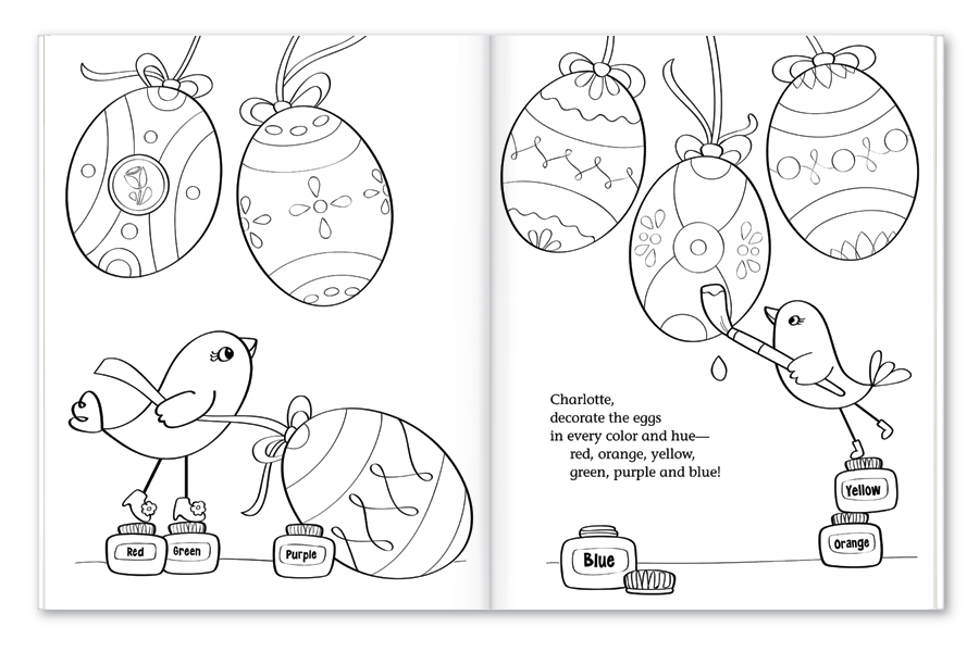 Egg-Cellent Easter Personalized Coloring and Activity Book