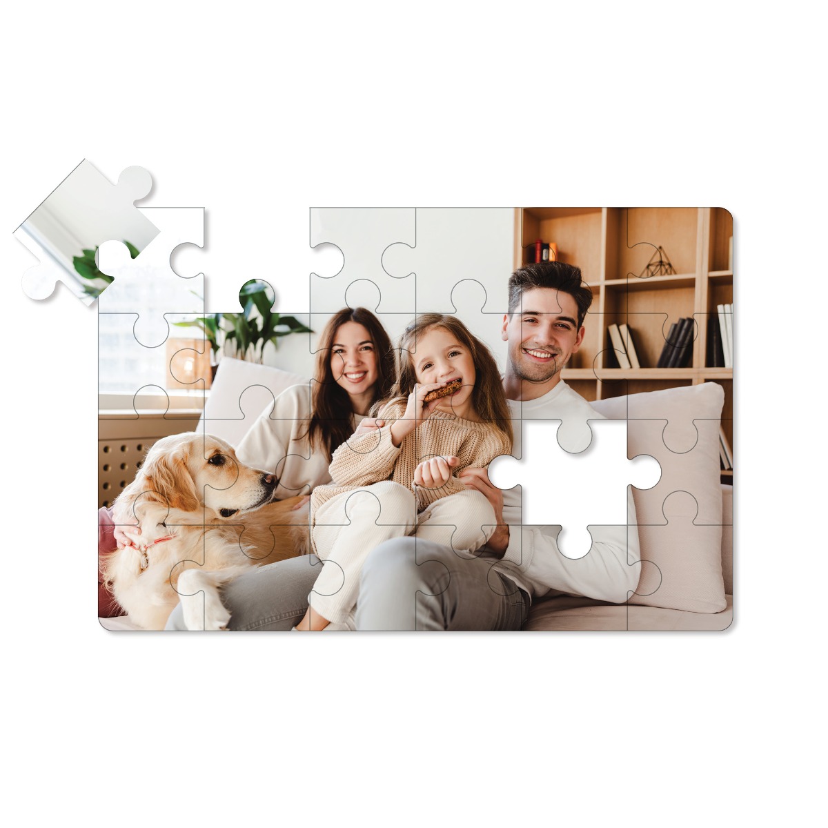 Personalized Pet Photo Puzzle, Landscape / Horizontal – 24 Pieces