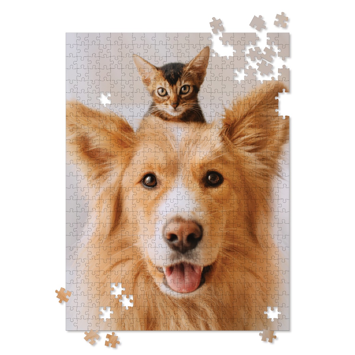 Personalized Pet Photo Puzzle, Portrait/Vertical - 500 Pieces