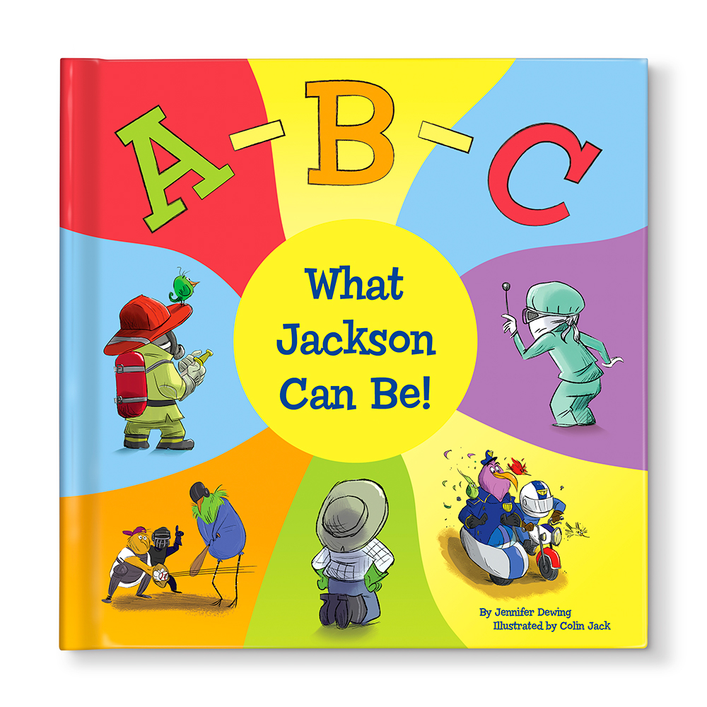 ABC What Can I Be Personalized Book, Yellow