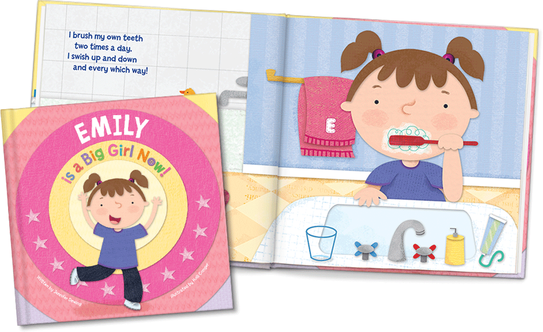 I'm a Big Girl Now! Personalized Book