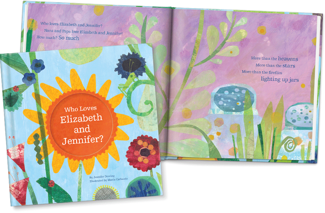 Who Loves Me? Personalised Book for Siblings