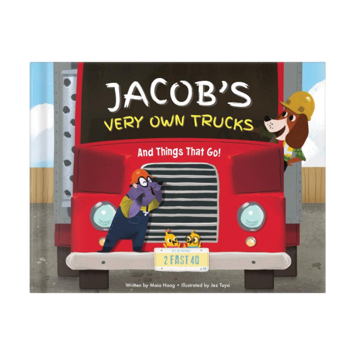 My Very Own Trucks Personalized Book and Ornament Gift Set