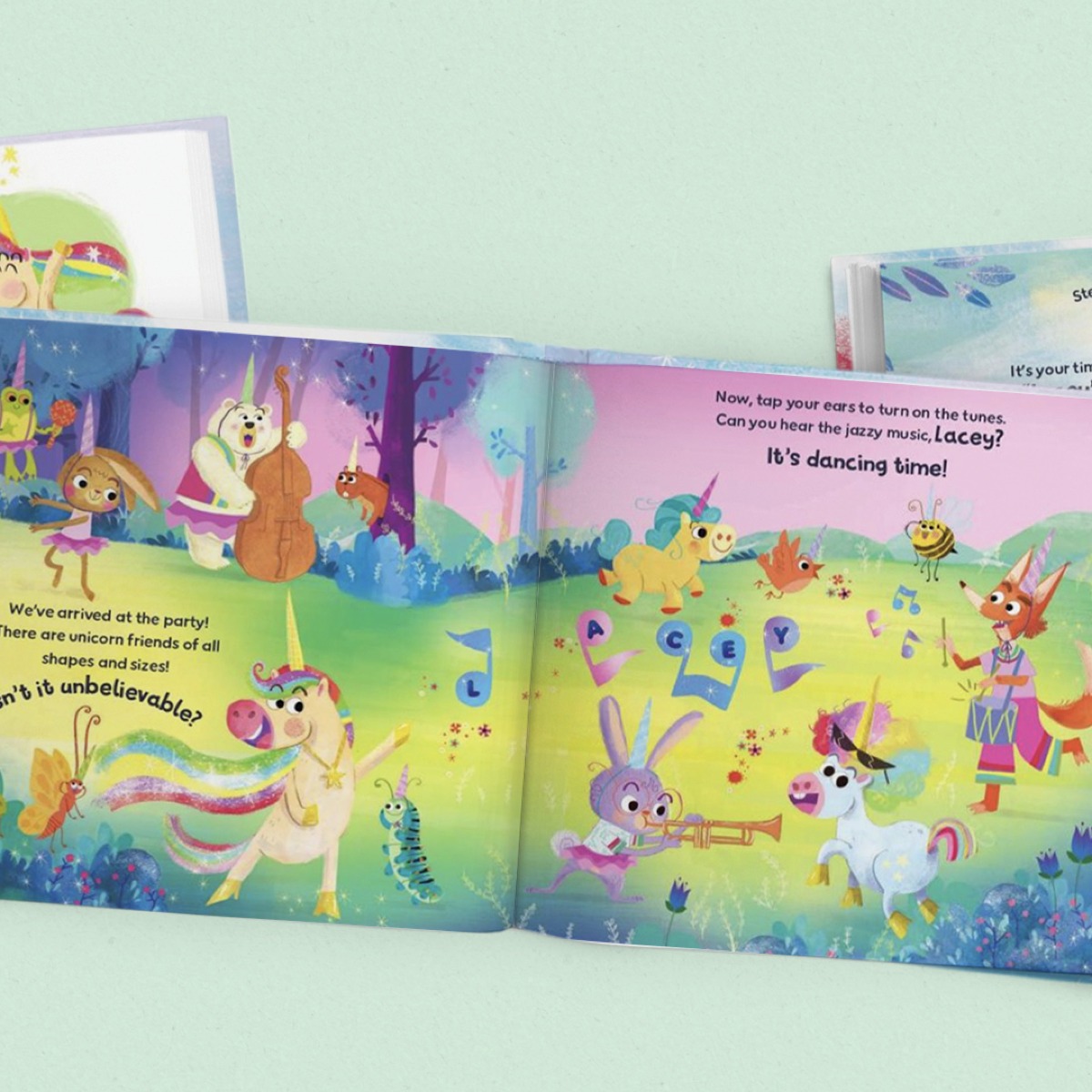 My Unicorn Dance Party Personalized Book and Unicorn Headband Gift Set