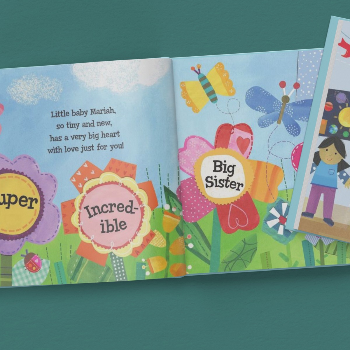 The Super, Incredible Big Sister Personalized Book and Medal