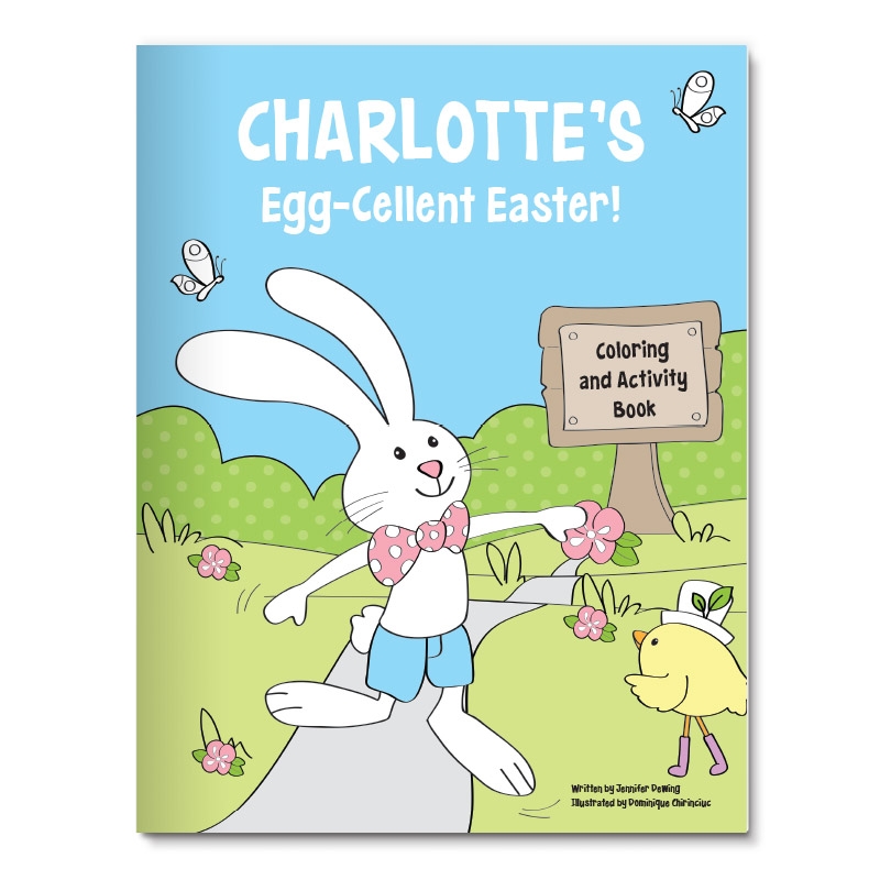 Egg-Cellent Easter Personalized Coloring and Activity Book