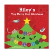 Baby's First Christmas Personalized Board Book and Ornament Gift Set