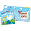 Hello World! Personalized Board Book for Twins