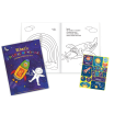 1-2-3 Blast Off With Me Personalized Coloring Book and Sticker Gift Set