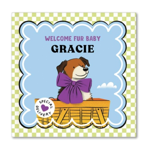 Welcome Fur Baby Personalized Dog Book