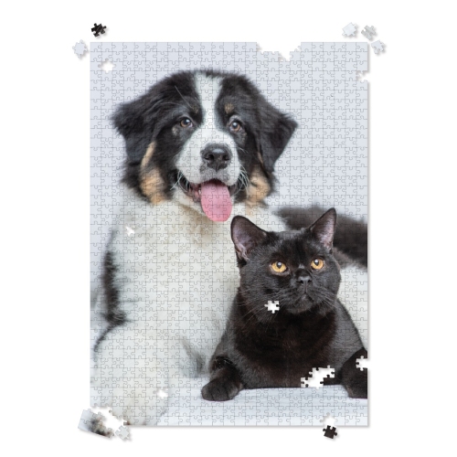 Personalized Photo Puzzle, Portrait / Vertical – 1000 Pieces for Pet