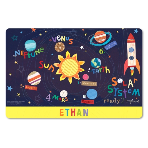 Outer Space Personalized Placemat