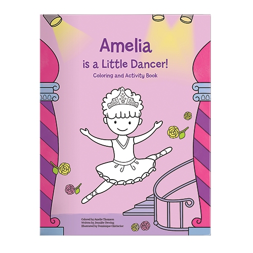 I'm A Little Dancer Personalized Coloring and Activity Book