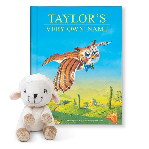 My Very Own Name Personalized Book and Lamb Gift Set