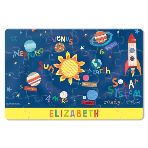 Outer Space Personalized Puzzle - 24 Pieces