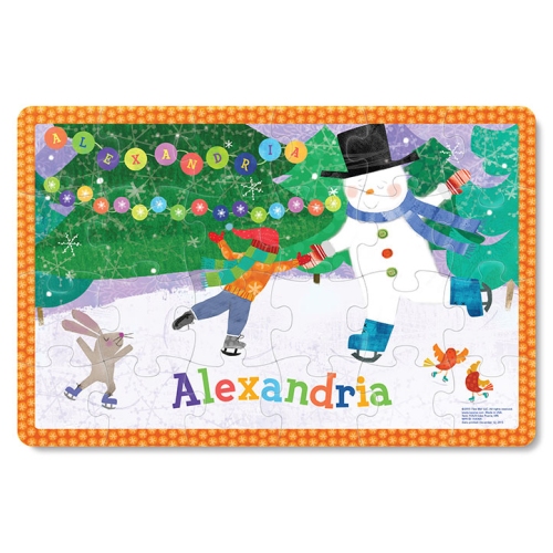 My Magical Snowman Personalized Puzzle - 24 Pieces