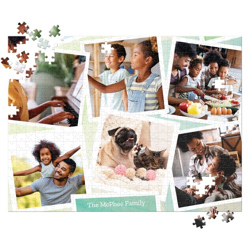 Personalized Photo Collage Puzzle - 500 Pieces