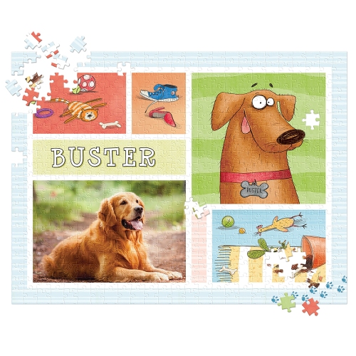 Personalized Dog Puzzle - 500 Pieces