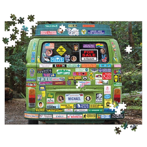 Bumper Sticker Personalized Search-and-Find Puzzle - 500 Pieces