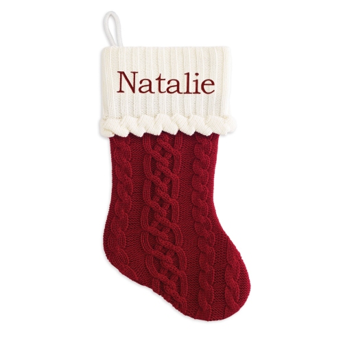 Personalized Christmas Stocking - Red