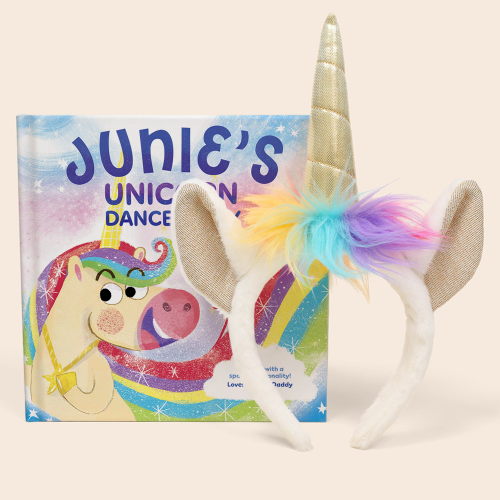 My Unicorn Dance Party Personalized Book and Unicorn Headband Gift Set