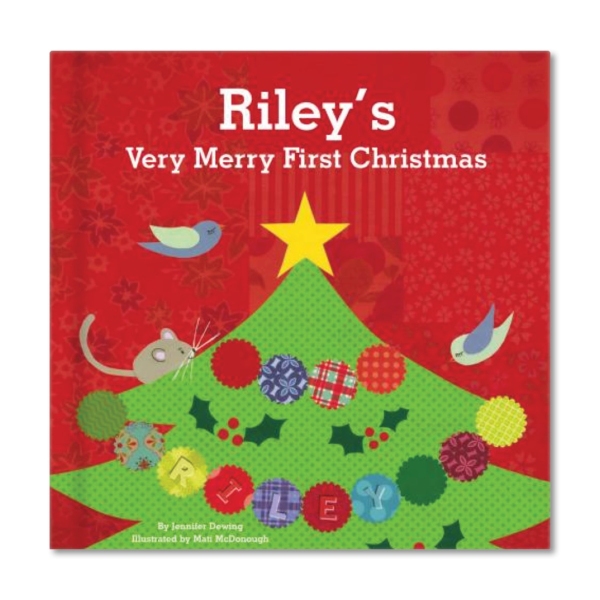 Baby's First Christmas Personalised Board Book