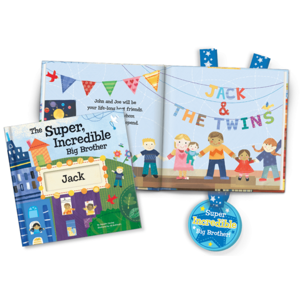 Super Incredible Big Brother of Twins Personalized Children's Book - I ...