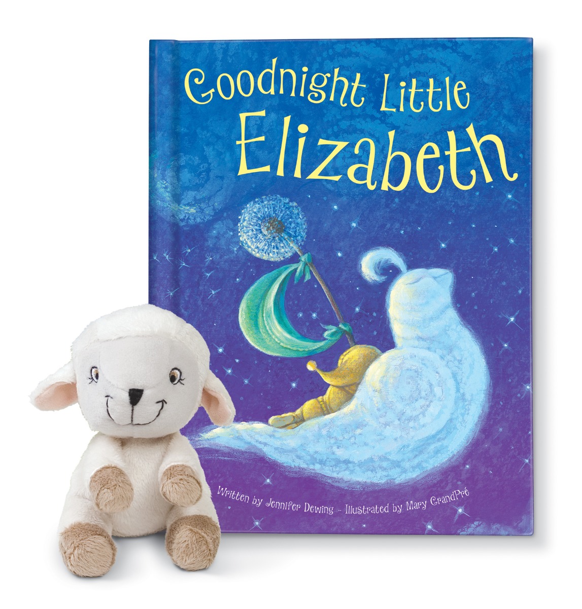Goodnight Little Me Personalized Book and Lamb Gift Set