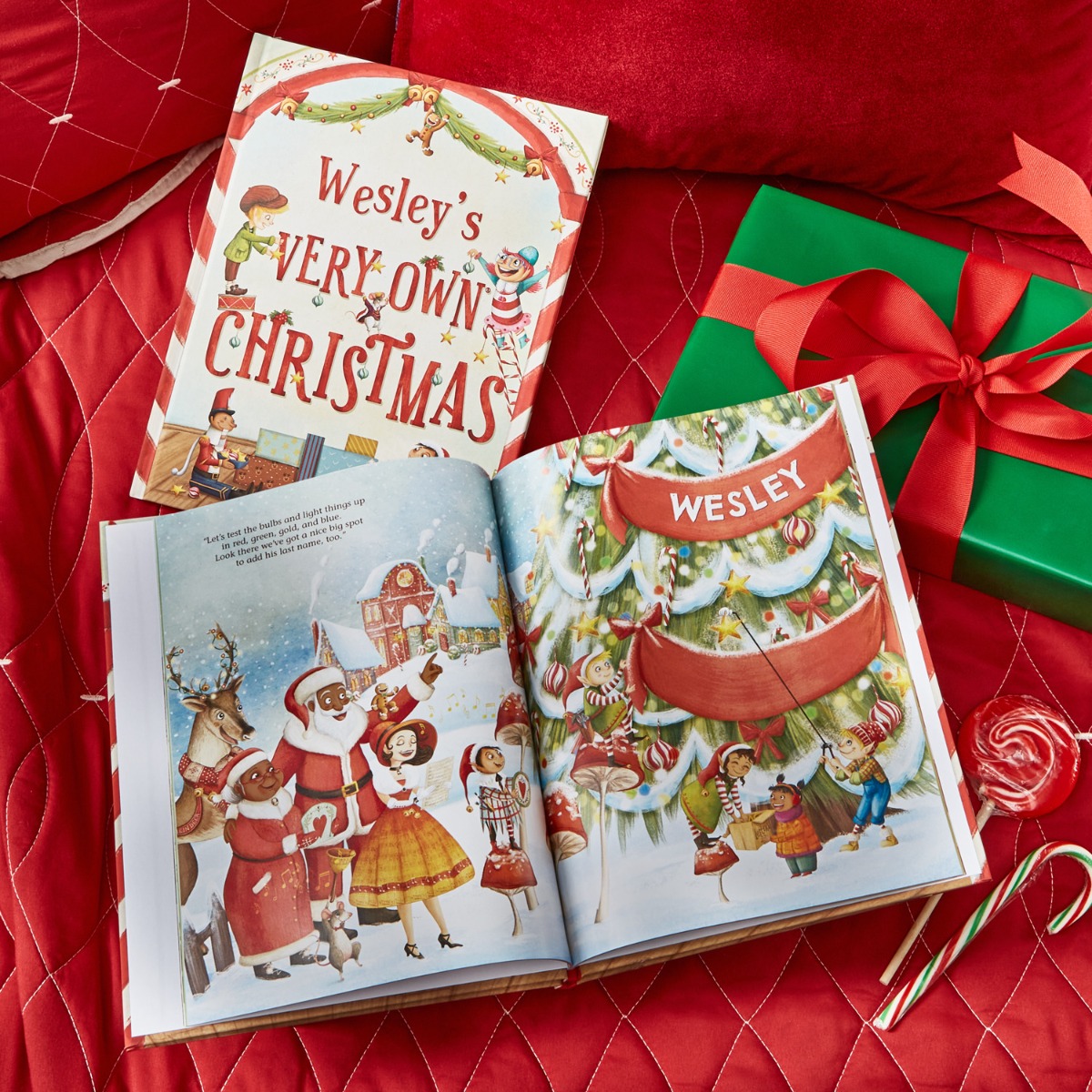 Personalized Christmas Book with photo and name
