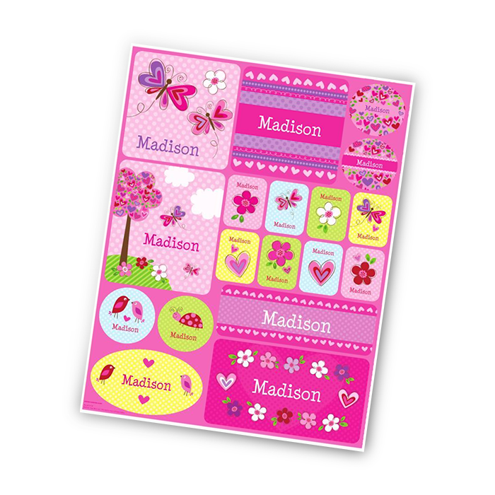 Who Loves Me? Pink Personalized Book and Stickers Gift Set