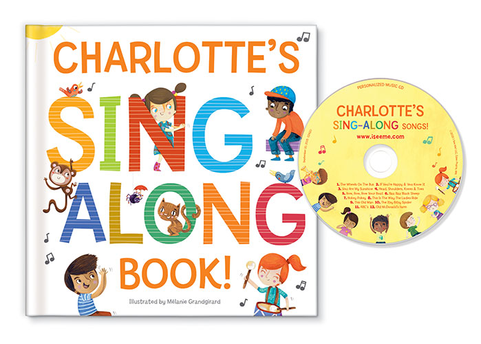 My Sing-Along Personalized Book and Music