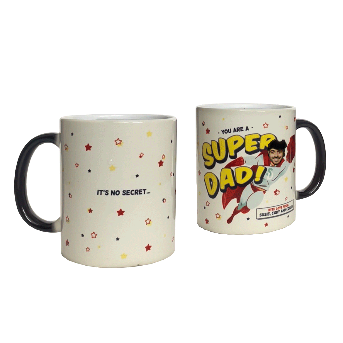 Super Dad! Personalized Book and Color-Changing Mug Gift Set